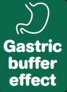 gastric buffer effect